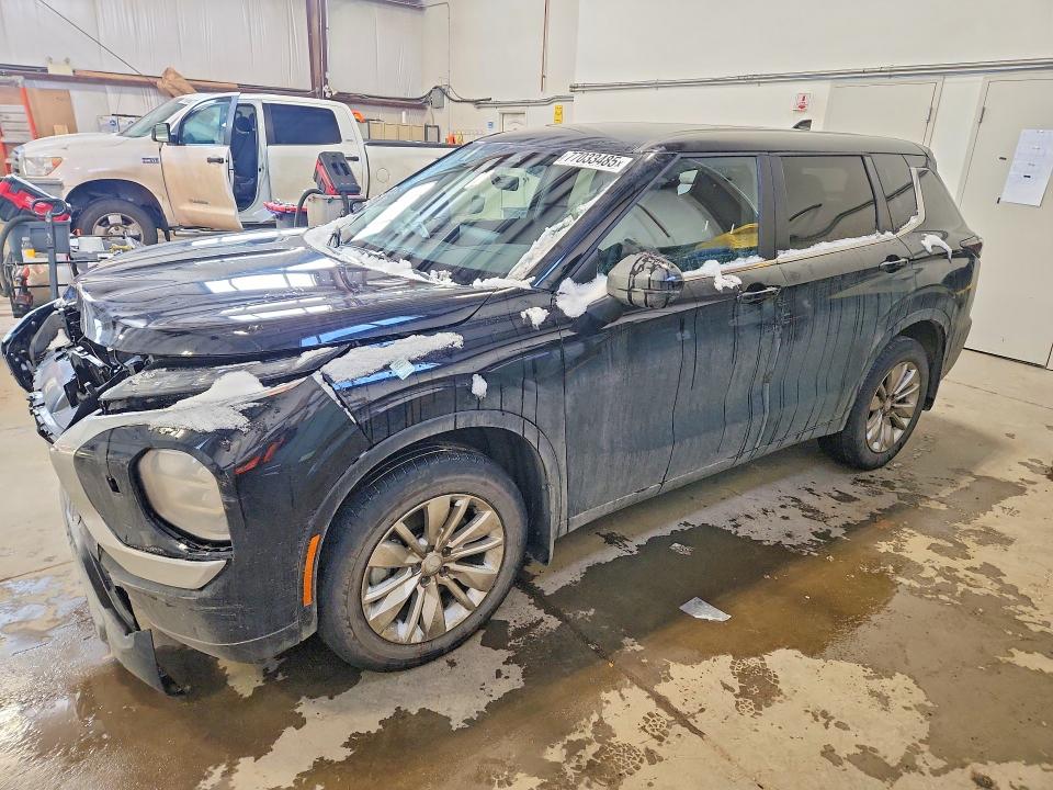 2025 Mitsubishi Outlander VIN JA4J4UA88SZ617787 COPART salvage auction — FRONT END, Ab - Bos - Salvage, sold $10,200 on 2026-07-02 (photo 1)
