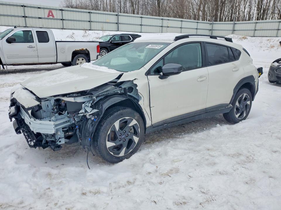 2025 Subaru Crosstrek VIN 4S4GUHM67S3783606 COPART salvage auction — FRONT END, Mi - Certificate Of Title, sold $9,000 on 2026-07-22 (photo 1)