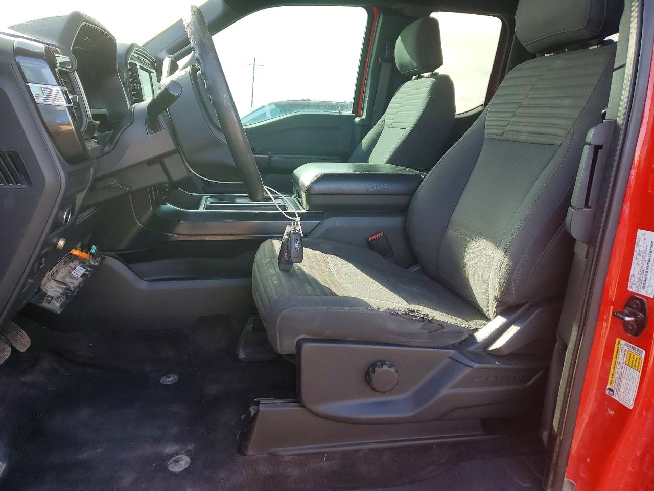 2021 Ford F-150 VIN 1FTEX1CP1MKD60842 COPART salvage auction — Front End, TX - CERTIFICATE OF TITLE, sold $5,300 on 2026-07-01 (photo 7)
