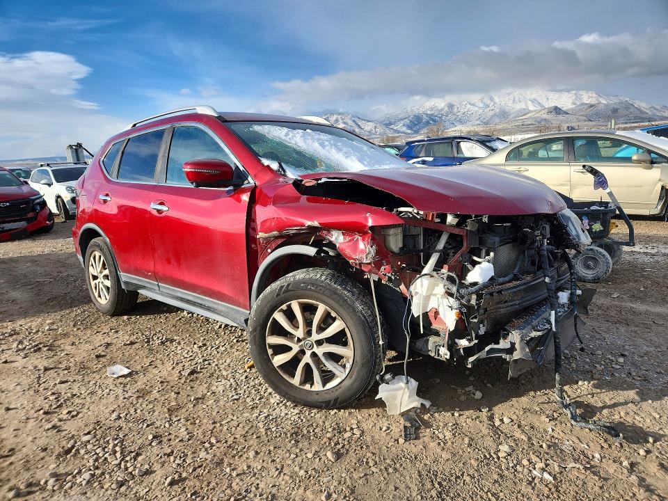 2018 Nissan Rogue VIN 5N1AT2MVXJC837458 COPART salvage auction — FRONT END, Ut - Salvage Certificate, sold $1,550 on 2026-07-10 (photo 4)