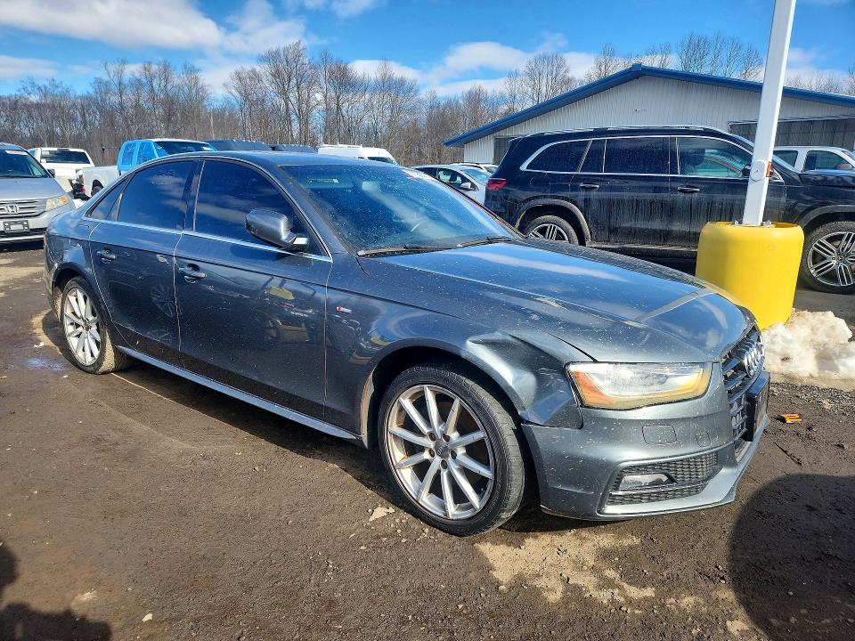 2014 Audi A4 VIN WAUFFAFL8EA006174 COPART salvage auction — FRONT END, Wv - Certificate Of Title, sold $2,500 on 2026-07-30 (photo 4)