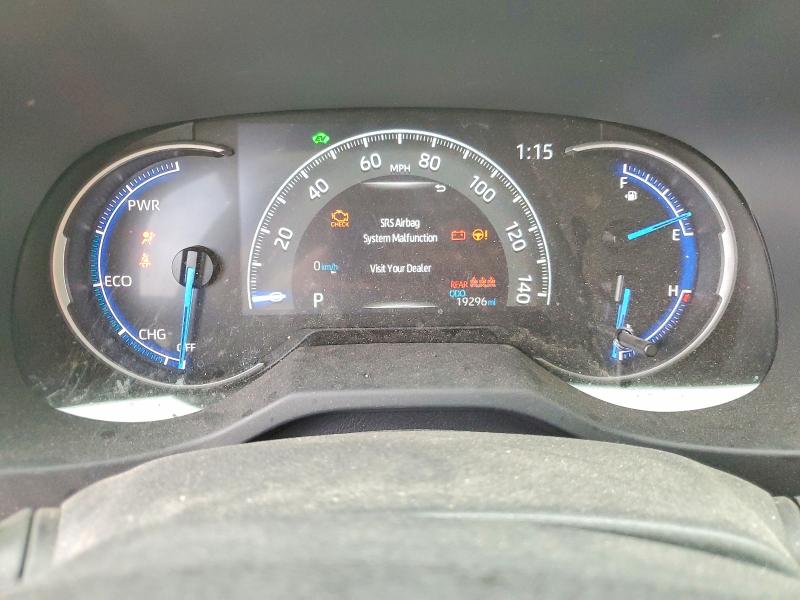 2025 Toyota Rav 4 VIN JTMLWRFV1SD593320 COPART salvage auction — FRONT END, Tx - Salvage Vehicle Title, sold $15,000 on 2026-07-16 (photo 9)