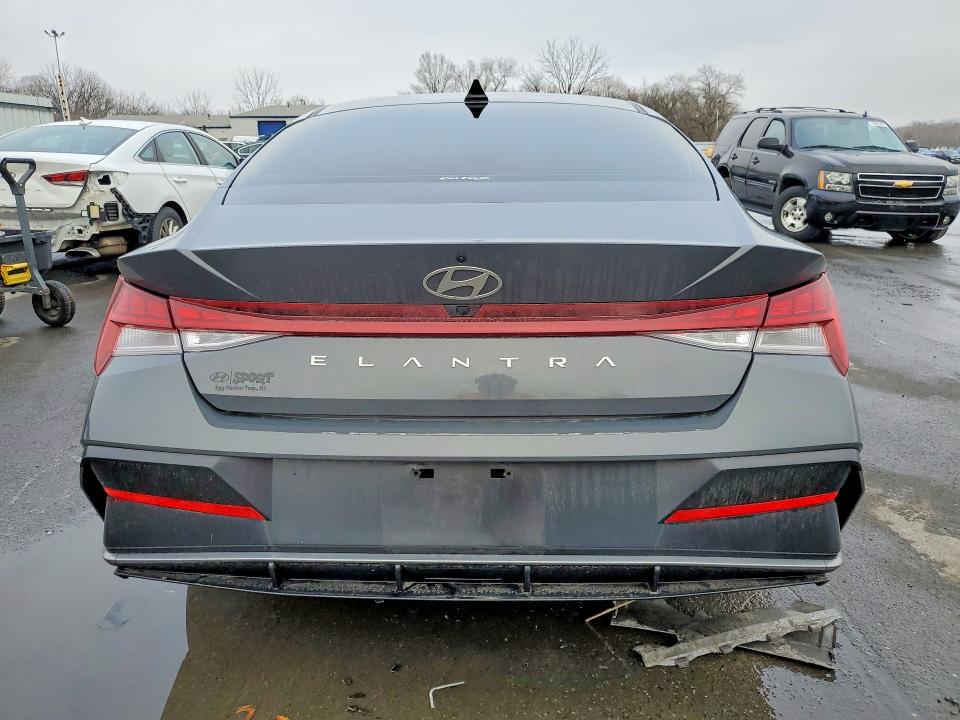 2024 Hyundai Elantra VIN KMHLS4DG1RU695080 COPART salvage auction — FRONT END, Nj - Cert Of Title-Salvage, sold $2,600 on 2026-07-30 (photo 6)
