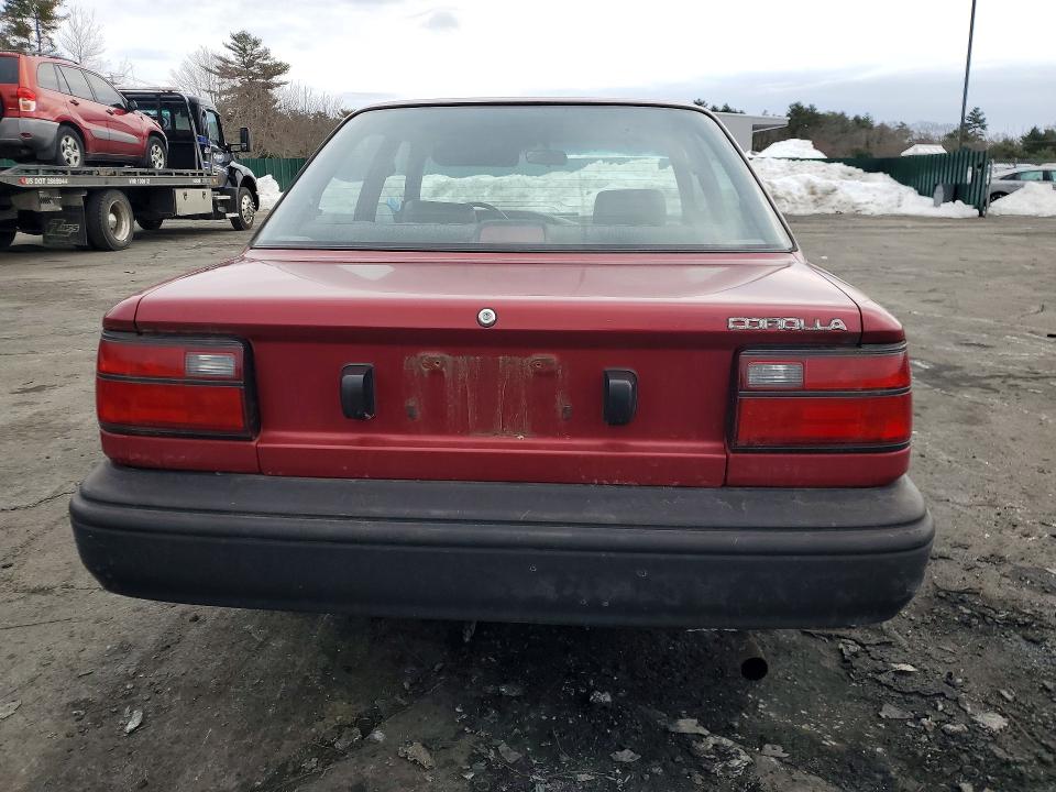 1992 Toyota Corolla VIN 2T1AE91A4NC180002 COPART salvage auction — NORMAL WEAR, CO - BILL OF SALE-PARTS ONLY, sold $125 on 2026-07-09 (photo 6)