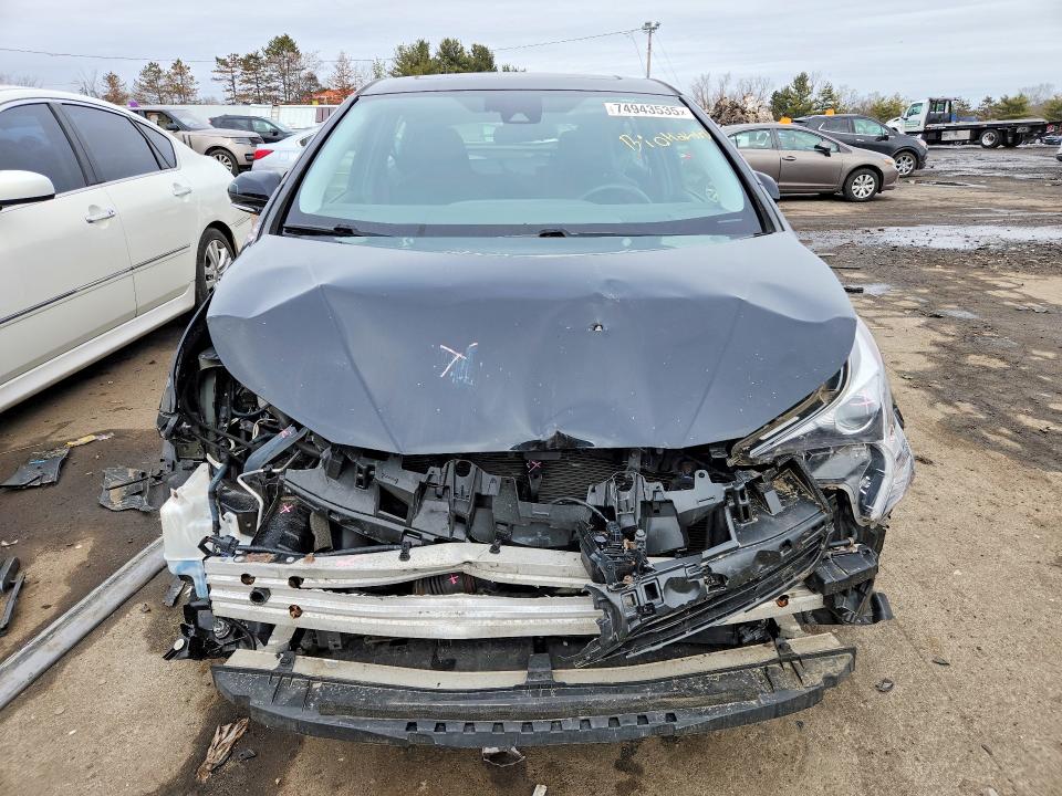 2016 Toyota Prius VIN JTDKARFU9G3015254 COPART salvage auction — FRONT END, Salvage Title, sold $2,950 on 2026-07-17 (photo 5)