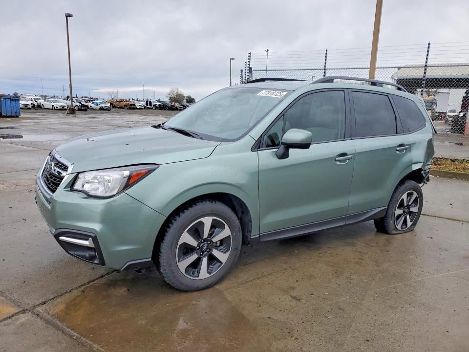 2018 Subaru Forester VIN JF2SJAGC6JH480366 COPART salvage auction — REAR END, Ca - Salvage Certificate, sold $6,900 on 2026-07-13 (photo 1)