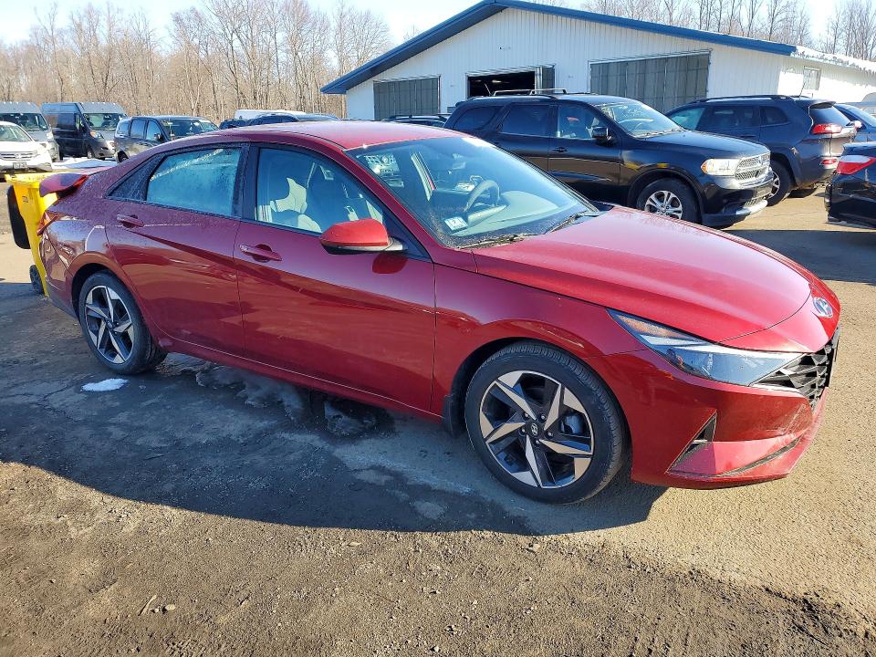 2023 Hyundai Elantra VIN KMHLS4AG8PU596662 COPART salvage auction — REAR END, Salvage Title, sold $5,400 on 2026-07-16 (photo 4)