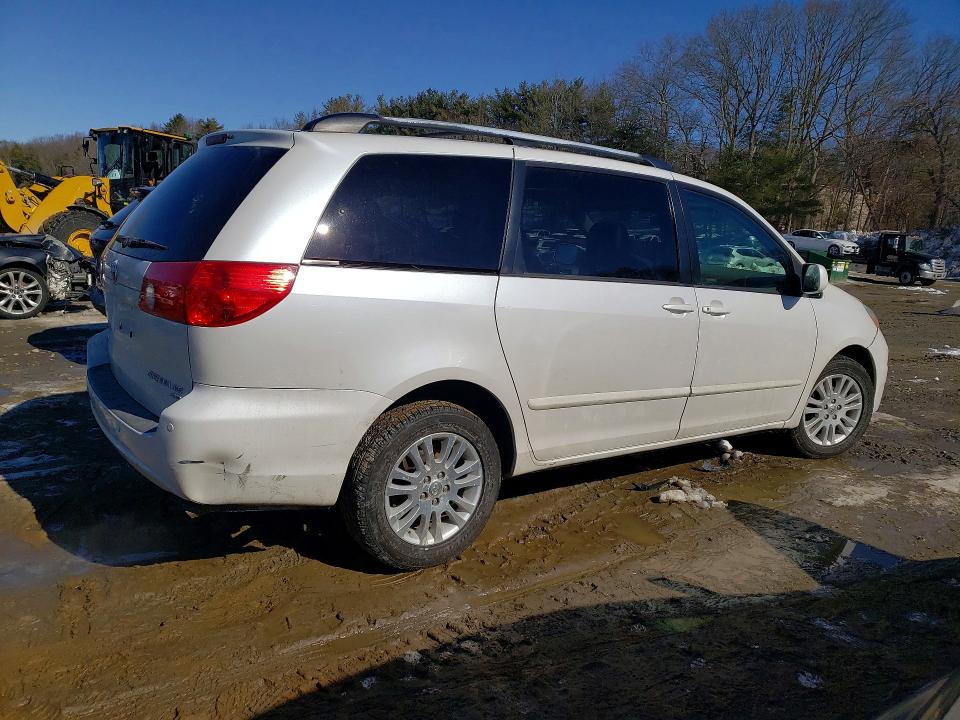 2008 Toyota Sienna VIN 5TDBK22C08S019968 COPART salvage auction — FRONT END, Ma - Cert Of Title-Reconstrctd Coll, sold $1,400 on 2026-07-06 (photo 3)