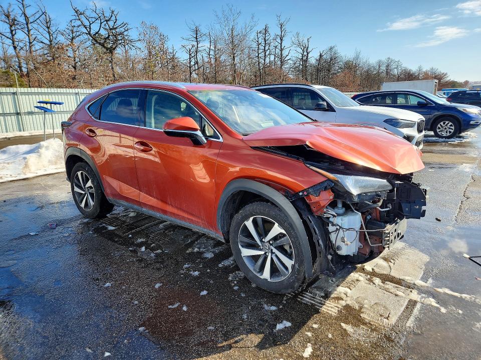 2020 Lexus Nx VIN JTJGARDZ1L2222528 COPART salvage auction — FRONT END, Ny - Mv907A-Parts Only W/Lienholder, sold $7,400 on 2026-07-13 (photo 4)