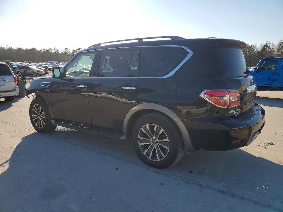 2019 Nissan Armada VIN JN8AY2ND9K9092748 COPART salvage auction — FRONT END, Sc - Cert Of Title-Salvage, sold $5,100 on 2026-07-31 (photo 2)
