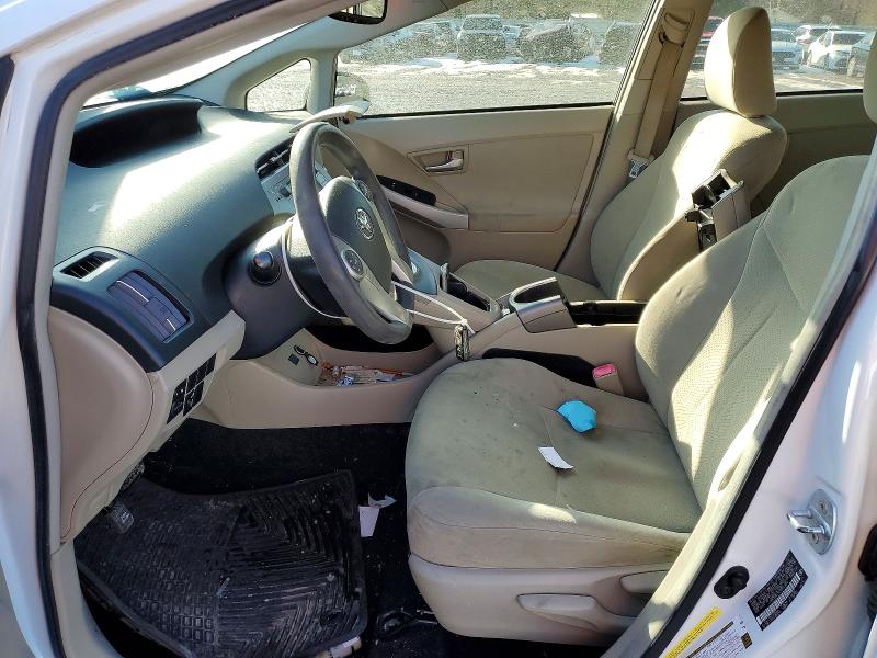 2013 Toyota Prius VIN JTDKN3DUXD5550484 COPART salvage auction — FRONT END, Ar - Certificate Of Title, sold $1,100 on 2026-07-27 (photo 7)