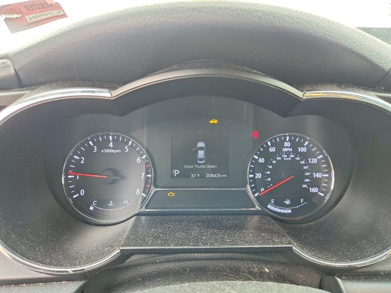 2012 Kia Optima VIN 5XXGR4A67CG008971 COPART salvage auction — FRONT END, Nj - Cert Of Title-Salvage, sold $475 on 2026-07-27 (photo 9)