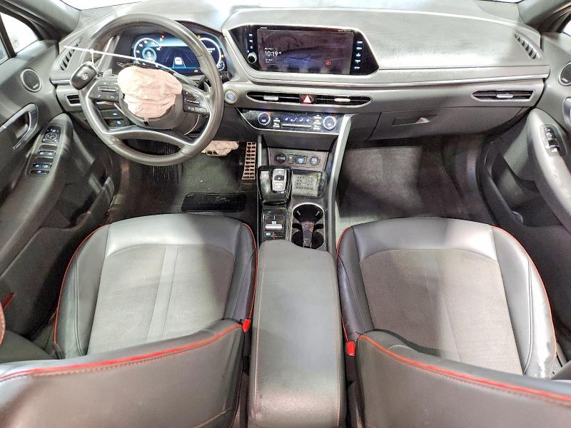 2022 Hyundai Sonata VIN 5NPEJ4J24NH141805 COPART salvage auction — FRONT END, MN - CERT OF TITLE-SALVAGE, sold $625 on 2026-07-28 (photo 8)