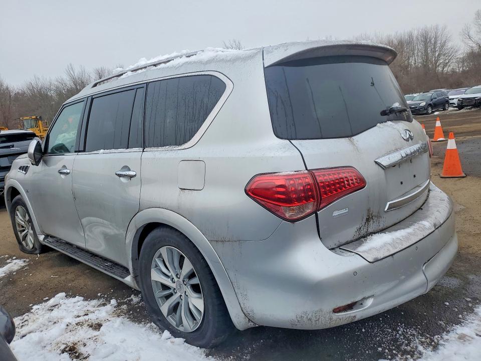 2015 Infiniti Qx80 VIN JN8AZ2NE3F9083118 COPART salvage auction — FRONT END, Ri - Certificate Of Title, sold $4,900 on 2026-07-30 (photo 2)