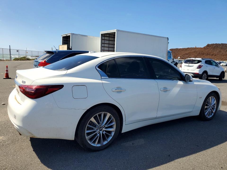 2018 Infiniti Q50 VIN JN1EV7AR5JM611085 COPART salvage auction — MECHANICAL, Hi - Certificate Of Title, sold $1,050 on 2026-07-06 (photo 3)