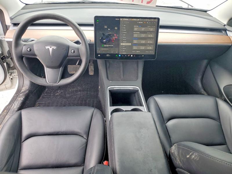 2023 Tesla Model 3 VIN 5YJ3E1EA0PF586071 COPART salvage auction — REAR END, Mi - Certificate Of Title, sold $13,600 on 2026-07-31 (photo 8)