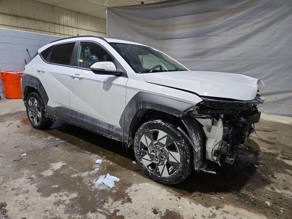 2024 Hyundai Kona VIN KM8HBCAB0RU117657 COPART salvage auction — FRONT END, NH - CERT OF TITLE-SALVAGE, sold $3,500 on 2026-07-02 (photo 4)