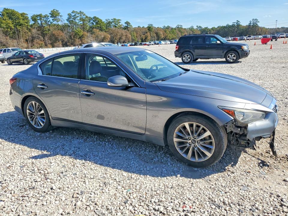 2019 Infiniti Q50 VIN JN1EV7AP2KM517942 COPART salvage auction — FRONT END, Tx - Salvage Vehicle Title, sold $2,450 on 2026-07-31 (photo 4)