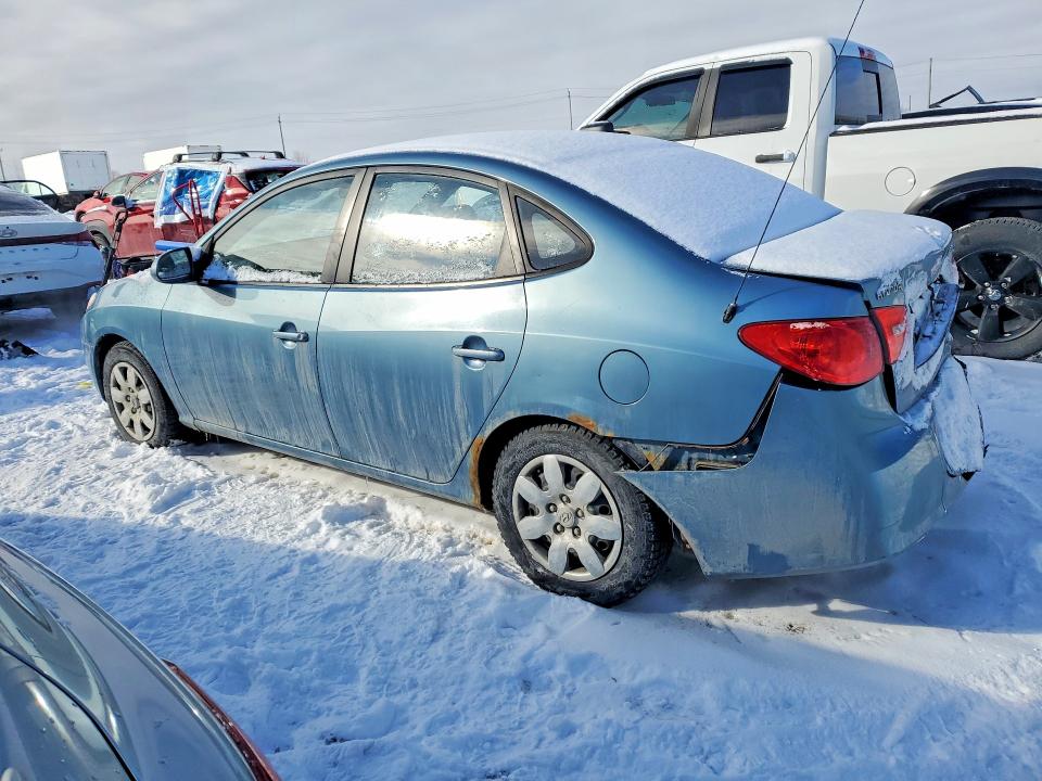 2007 Hyundai Elantra VIN KMHDT45DX7U044307 COPART salvage auction — REAR END, On - Permit Salvage, sold $250 on 2026-07-28 (photo 2)