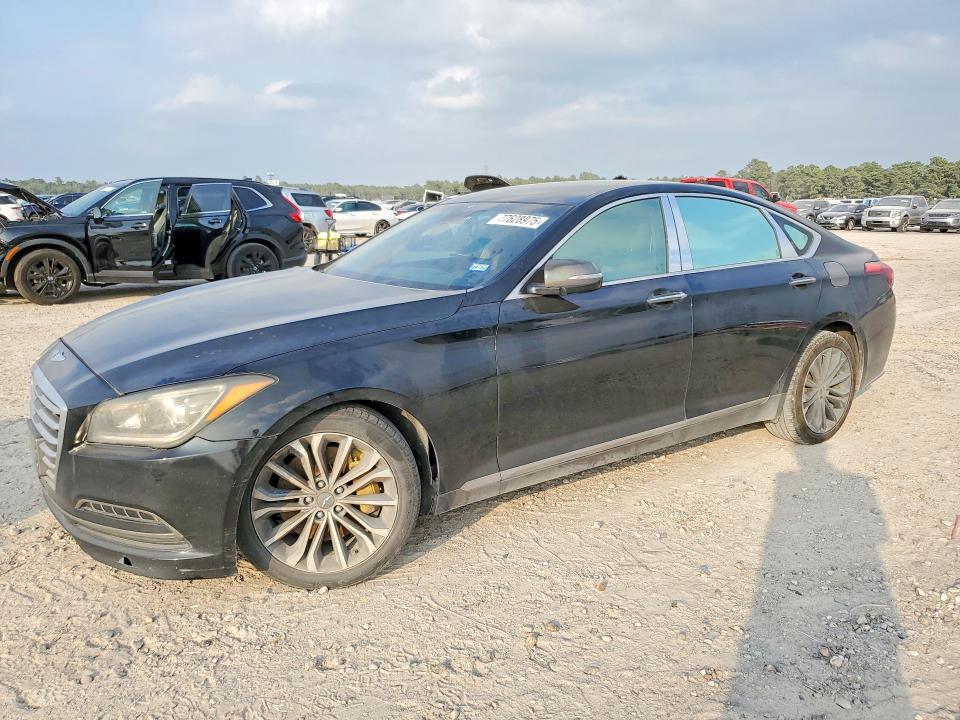 2016 Hyundai Genesis VIN KMHGN4JE2GU120558 COPART salvage auction — NORMAL WEAR, TX - CERTIFICATE OF TITLE, sold $1,950 on 2026-07-31 (photo 1)