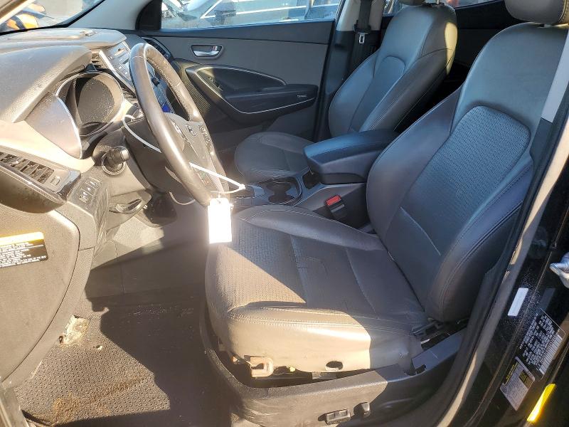 2013 Hyundai Santa fe VIN 5XYZU3LB2DG057648 COPART salvage auction — FRONT END, Il - Salvage Certificate, sold $2,100 on 2026-07-07 (photo 7)