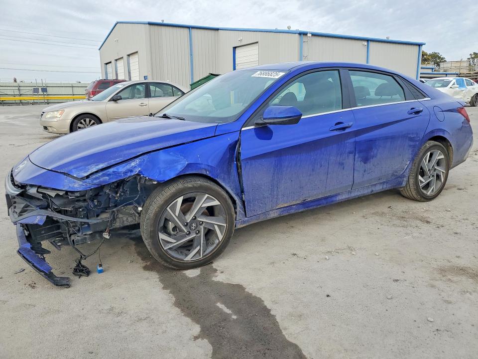 2025 Hyundai Elantra VIN KMHLS4DG7SU913836 COPART salvage auction — FRONT END, Pa - Certificate Of Salvage, sold $2,500 on 2026-07-22 (photo 1)