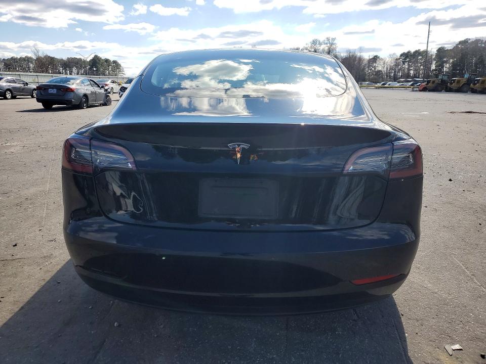 2022 Tesla Model 3 VIN 5YJ3E1EA9NF101245 COPART salvage auction — SIDE, Nc - Salvage Certificate Of Title, sold $375 on 2026-07-09 (photo 6)