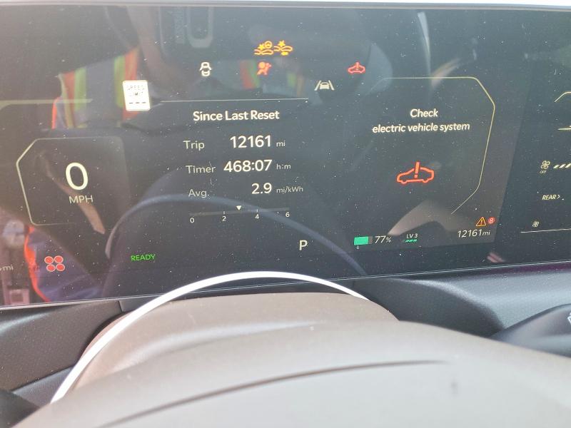 2026 Kia Ev9 VIN 5XYAEFS57TG013912 COPART salvage auction — FRONT END, Tx - Certificate Of Title, sold $20,000 on 2026-07-16 (photo 9)