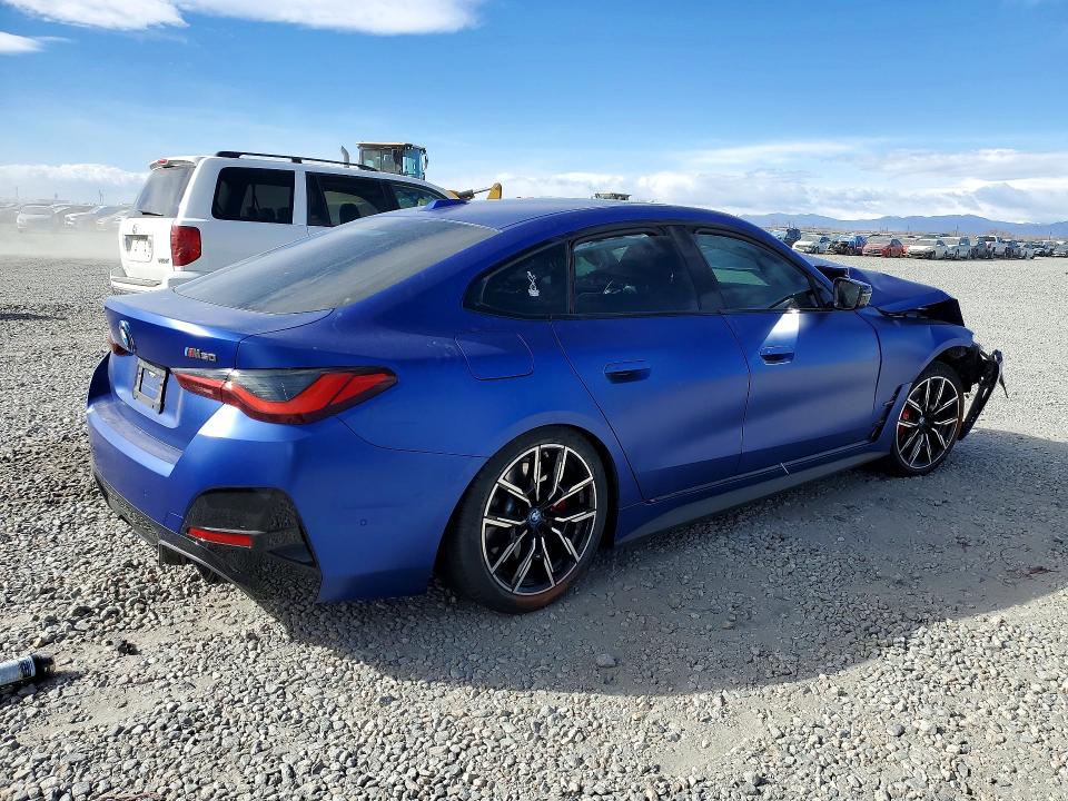 2023 BMW I4 VIN WBY33AW00PFP73624 COPART salvage auction — FRONT END, Co - Salvage Title, sold $6,600 on 2026-07-14 (photo 3)