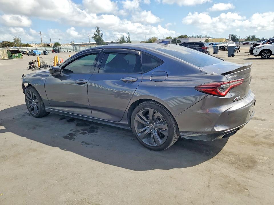 2023 Acura Tlx VIN 19UUB6F52PA001738 COPART salvage auction — FRONT END, Salvage Title, sold $7,200 on 2026-07-22 (photo 2)