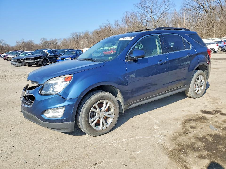 2016 Chevrolet Equinox VIN 2GNFLFEK5G6258702 COPART salvage auction — FRONT END, PA - CERTIFICATE OF SALVAGE, sold $675 on 2026-07-02 (photo 1)