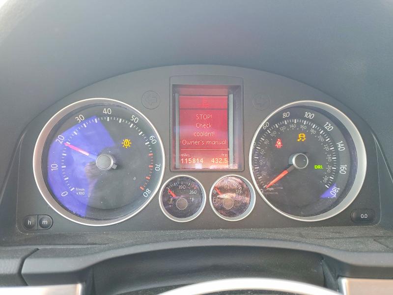 2009 Volkswagen Gti VIN WVWEV71K59W102484 COPART salvage auction — FRONT END, Mo - Salvage Certificate Of Title, sold $70 on 2026-07-21 (photo 9)