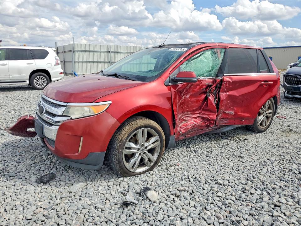 2013 Ford Edge VIN 2FMDK3K9XDBA21169 COPART salvage auction — SIDE, Fl - Cert Of Title Slvg Rebuildable, sold $400 on 2026-07-02 (photo 1)