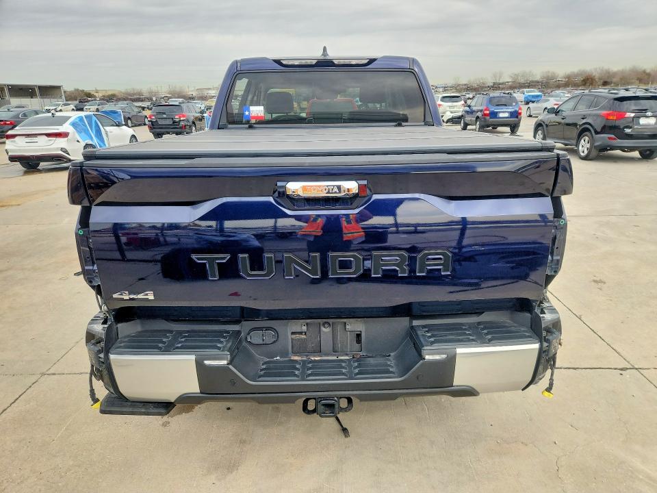 2023 Toyota Tundra VIN 5TFJC5DB2PX036925 COPART salvage auction — Front End, TX - CERTIFICATE OF TITLE, sold $21,600 on 2026-05-14 (photo 6)