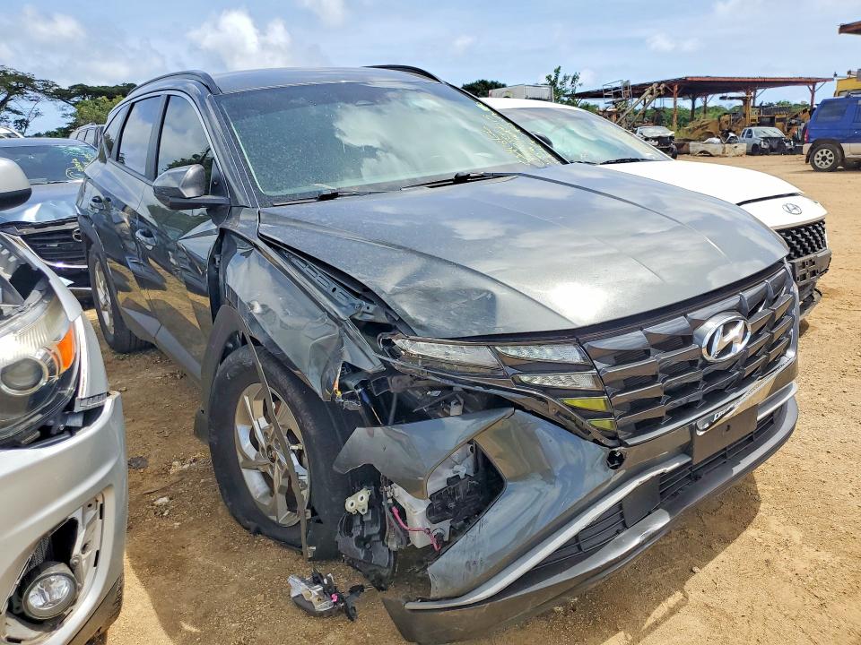 2024 Hyundai Tucson VIN KM8JB3DE8RU334431 COPART salvage auction — FRONT END, Hi - Bill Of Sale - Parts Only, sold $2,950 on 2026-07-27 (photo 4)