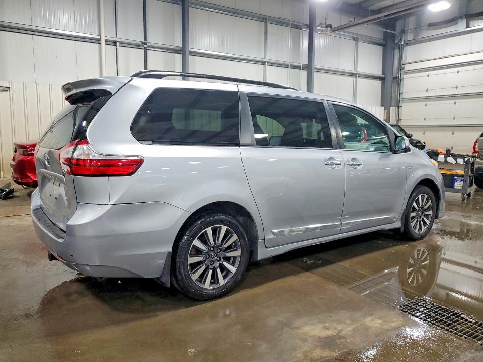 2018 Toyota Sienna VIN 5TDDZ3DC0JS203837 COPART salvage auction — REAR END, MN - CERT OF TITLE-SALVAGE, sold $4,300 on 2026-07-28 (photo 3)
