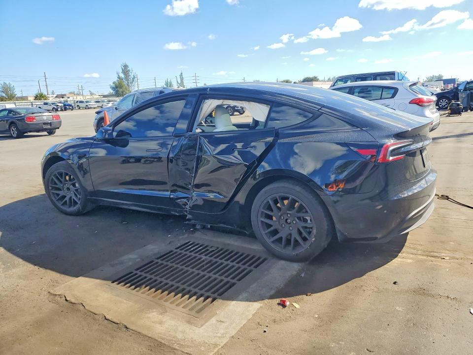2025 Tesla Model 3 VIN 5YJ3E1EA9SF050616 COPART salvage auction — UNDERCARRIAGE, Salvage Title, sold $7,300 on 2026-07-20 (photo 2)