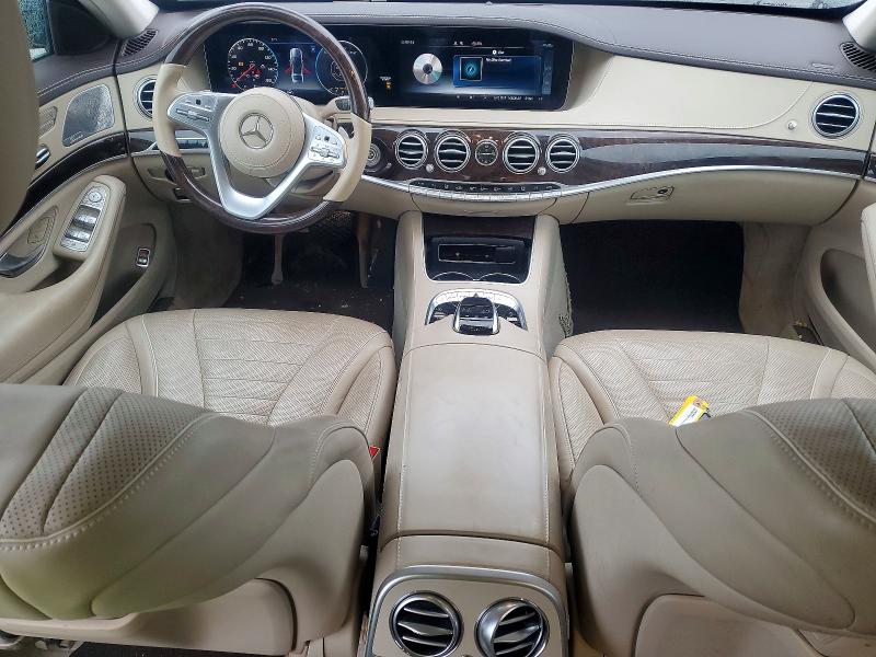 2020 Mercedes-benz S-klasse VIN W1KUG8GB0LA563606 COPART salvage auction — REAR END, Ny - Mv907A-Parts Only, sold $18,600 on 2026-07-08 (photo 8)