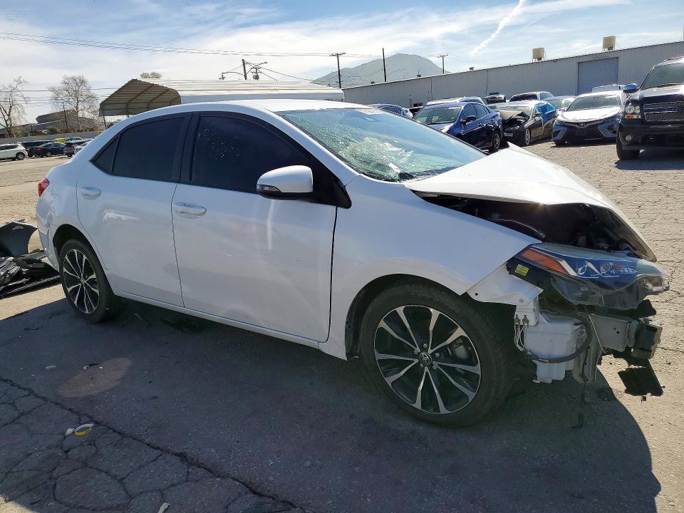 2019 Toyota Corolla VIN 5YFBURHEXKP896334 COPART salvage auction — FRONT END, CA - SALVAGE CERTIFICATE, sold $1,600 on 2026-07-27 (photo 4)