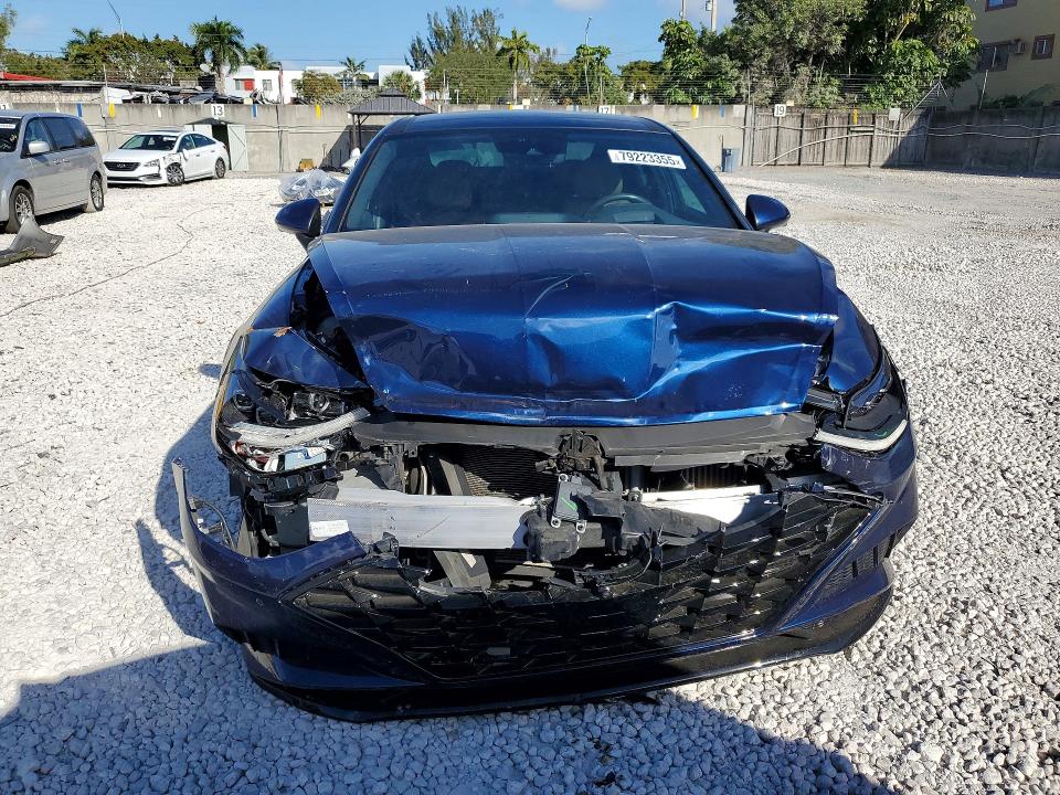 2021 Hyundai Sonata VIN 5NPEH4J2XMH132617 COPART salvage auction — FRONT END, Fl - Certificate Of Destruction, sold $4,150 on 2026-07-10 (photo 5)