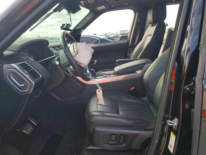 2021 Land rover Range rover sport VIN SALWR2SU9MA752185 COPART salvage auction — FRONT END, FL - CERT OF TITLE SLVG REBUILDABLE, sold $7,900 on 2026-07-08 (photo 7)