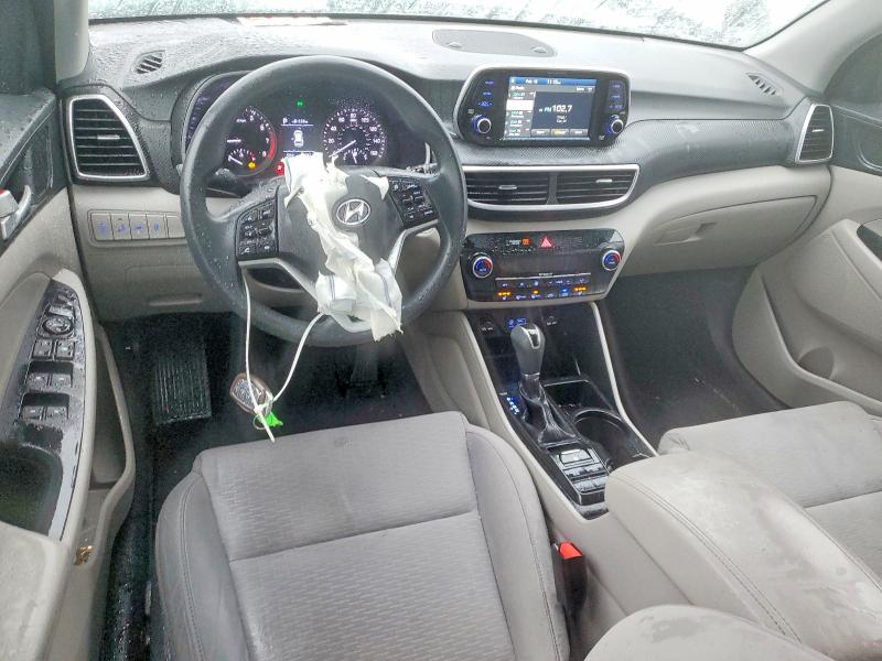 2019 Hyundai Tucson VIN KM8J33AL7KU879199 COPART salvage auction — FRONT END, Ca - Salvage Certificate, sold $3,650 on 2026-07-31 (photo 8)