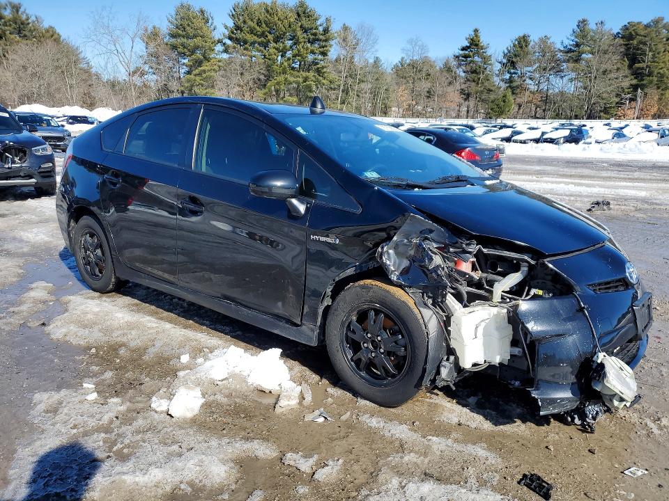 2013 Toyota Prius VIN JTDKN3DU3D5575369 COPART salvage auction — FRONT END, Ma - Cert Of Title-Parts Only Salva, sold $1,150 on 2026-07-02 (photo 4)