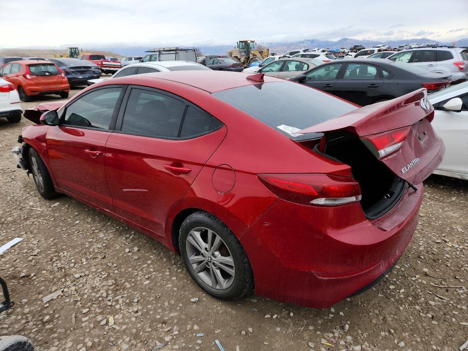2017 Hyundai Elantra VIN KMHD84LF7HU142749 COPART salvage auction — FRONT END, Ga - Cert Of Title-Salvage, sold $350 on 2026-07-31 (photo 2)