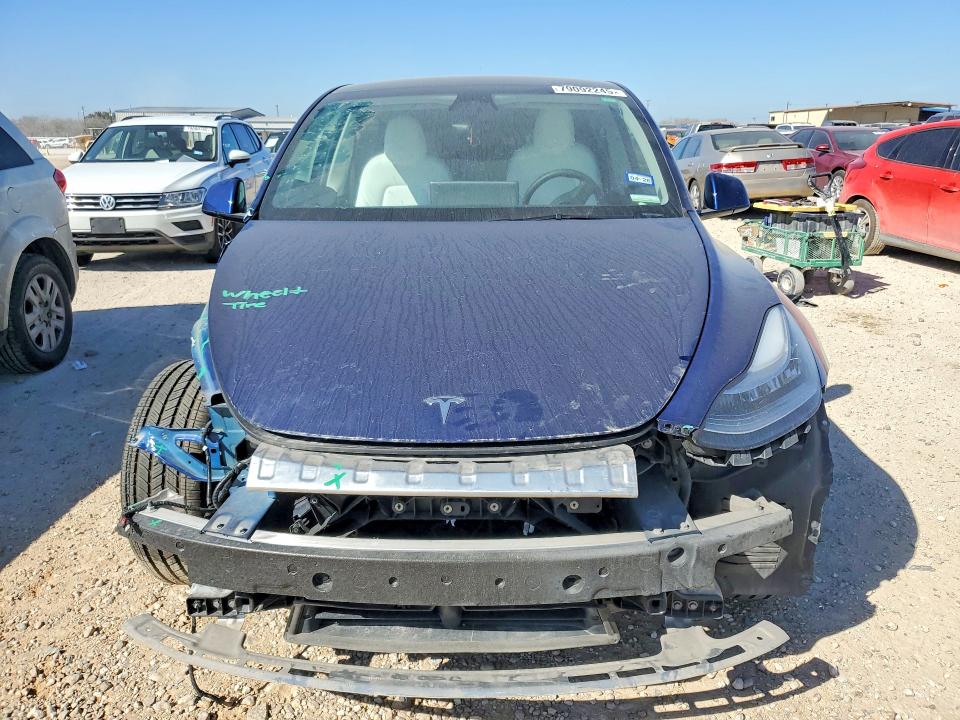 2023 Tesla Model y VIN 7SAYGDEE3PA095255 COPART salvage auction — FRONT END, Id - Salvage Certificate Of Title, sold $9,700 on 2026-07-09 (photo 5)