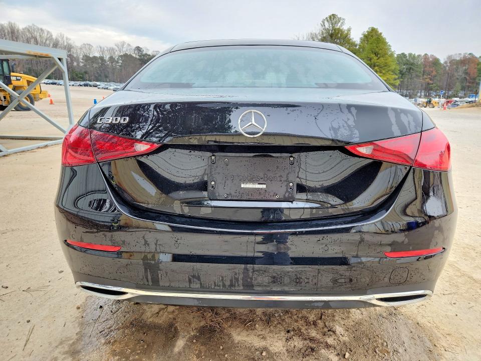 2025 Mercedes-benz C class VIN W1KAF4GB2SR279358 COPART salvage auction — SIDE, NC - CERTIFICATE OF TITLE, sold $18,300 on 2026-07-20 (photo 6)