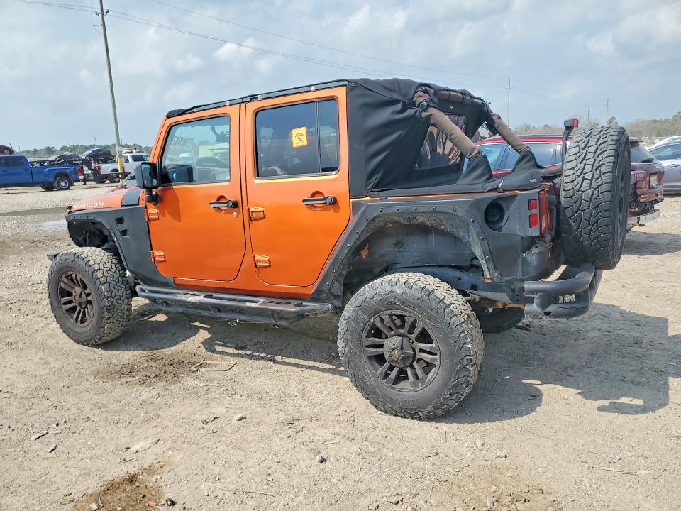 2011 Jeep Wrangler unlimited VIN 1J4BA6H18BL514339 COPART salvage auction — FRONT END, TX - SALVAGE VEHICLE TITLE, sold $2,200 on 2026-07-02 (photo 2)