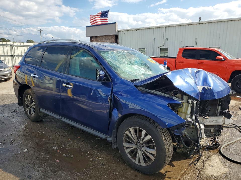 2018 Nissan Pathfinder VIN 5N1DR2MN3JC677581 COPART salvage auction — FRONT END, Salvage Title, sold $400 on 2026-09-03 (photo 4)
