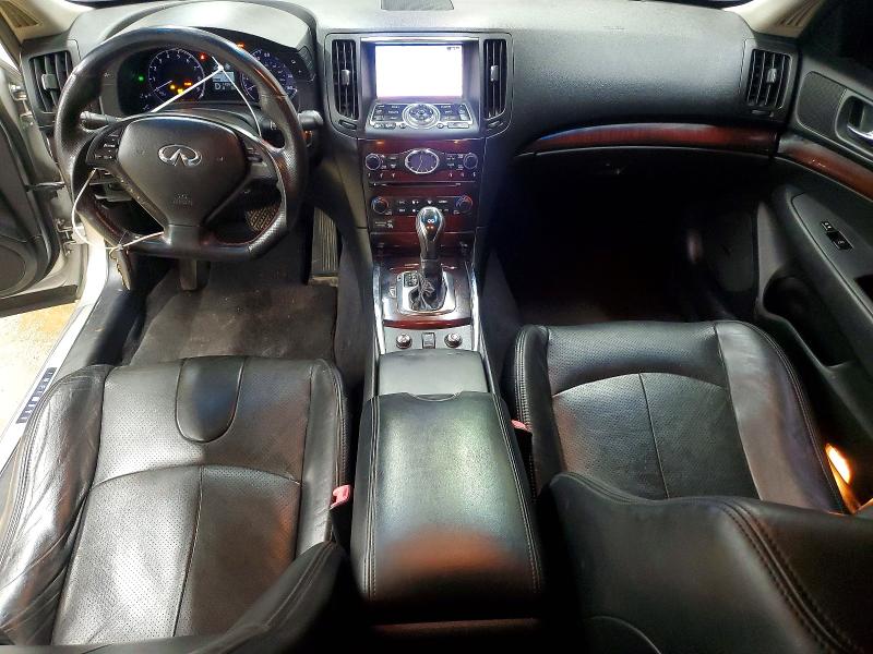 2013 Infiniti G VIN JN1CV6AR9DM754207 COPART salvage auction — FRONT END, Nc - Salvage Certificate Of Title, sold $2,300 on 2026-07-08 (photo 8)