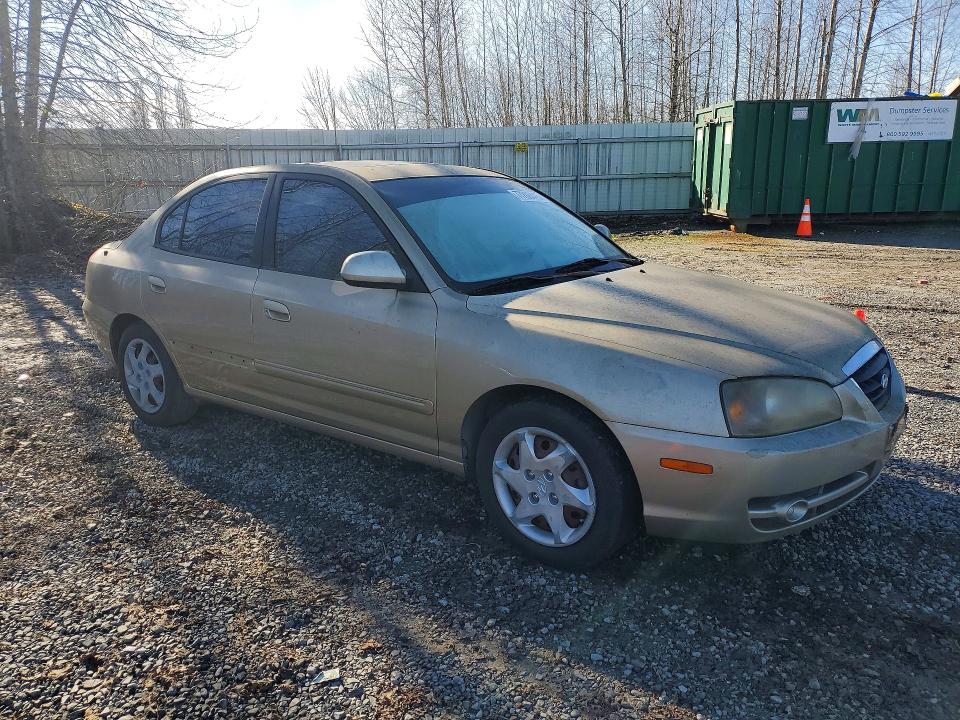 2006 Hyundai Elantra VIN KMHDN46D76U264799 COPART salvage auction — SIDE, WA - VEHICLE CERT OF OWNERSHIP-TITL, sold $250 on 2026-07-27 (photo 4)
